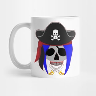 Female Pirate Skull Mug